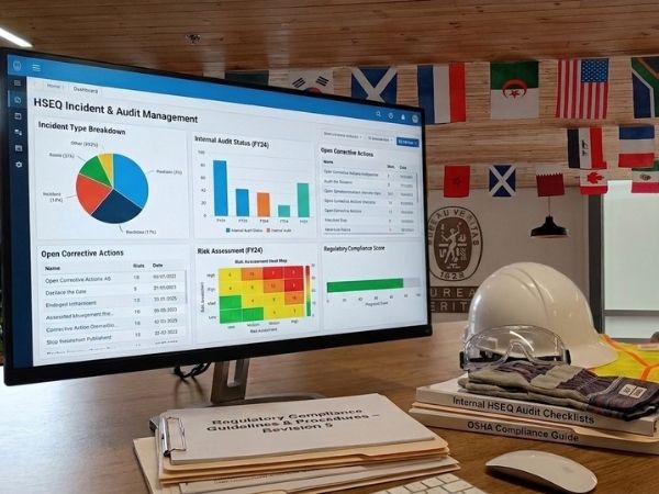 Dashboard de control de riesgos y auditoría ISO 45001 | Bureau Veritas Certification Colombia.