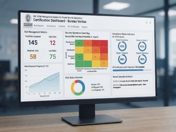 Certificación ISO 18788 Acreditada ONAC Dashboard | Bureau Veritas